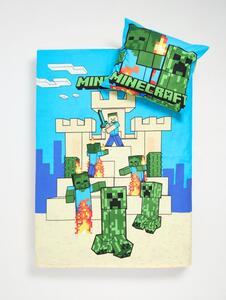 Sinsay - Комплект спално бельо Minecraft - зeлeн