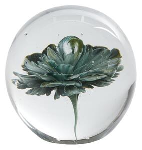 Стъклена тежест за хартия (височина 8 cm) Flower – Light & Living