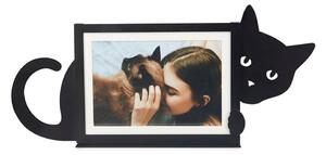 Черна метална стояща рамка 36x16 cm Hidden Cat – Balvi