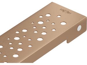 Mexen Flat M12 капаци за линеен сифон 60 см, четкана мед - 1C21060