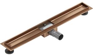 Mexen Flat корпус за линеен сифон 70 см, изчеткана мед - 1C15070