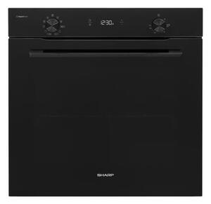 Фурна за вграждане Sharp K-74P51BNL, клас A, 78л. обем, хидролитично почистване, 10 функции, защита за деца, черна