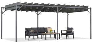 Антрацит Malaga 3x6m Garden Point пергола за тераса
