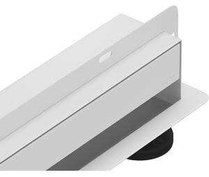 Mexen Flat Wall стенен линеен сифон 2в1 50 см, бял - 1230050