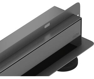 Mexen Flat Wall линеен стенен сифон 2в1 50 см, четкан Gun gray - 1E30050