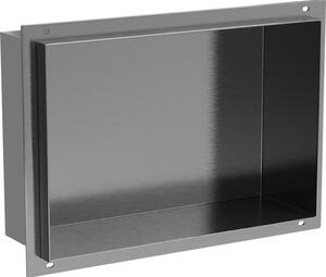 Mexen X-Wall-NR нишова полица без фланец 30 x 20 см, матово сиво - 19E1302010