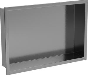 Mexen X-Wall-R нишова полица с фланец 45 x 30 cm, четка със сиво сиво - 19E0453010
