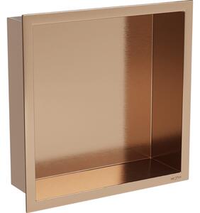 Mexen X-Wall-R ниша с рафт с яка 30 x 30 см, четкана мед - 19C0303010