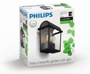 Philips 17235/30/PN - Екстериорен аплик HARVEST 2xE27/42W/230V IP44