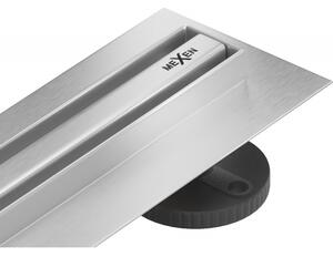 Mexen Flat 360° Slim линеен въртящ се сифон 70 см, инокс - 1041070