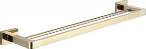 Mexen Asis двоен закачалка за кърпа, златен - 7017625-50