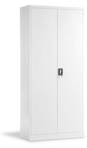 Шкаф Carmen CR-1236 L, 5бр. рафтове, гладко покритие, прахово боядисан метал, светло сив