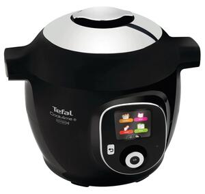 Мултифункционален уред за готвене Tefal CY855830 Cook4me+ Connect, 6l вместимост, 6 програми за готвене, 1600W, черен