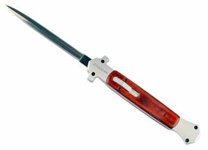 Нож Dulotec K186A, неръждаема стомана, 145 мм, с плъзгач, дърво
