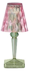 Kartell LED настолна лампа с батерия Батерия, 30 cm, розово/зелено, IP54