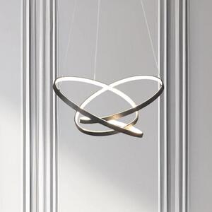 Milagro Lighting LED висяща лампа Empoli, метал, черна, 4000 K, Черен, Дневна/трапезария, Метал, Модерен