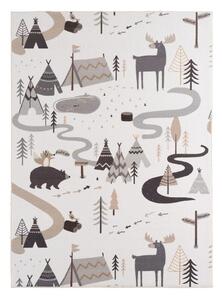 Кремав детски килим подходящ за пране 120x170 cm Coco 1135 – Ayyildiz Carpets