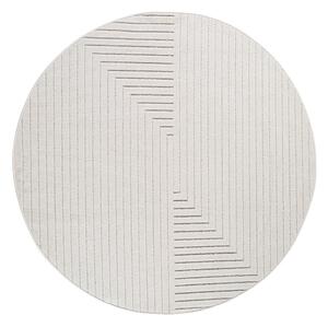Кремав кръгъл килим за открито и закрито ø 120 cm Nova 1202 – Ayyildiz Carpets