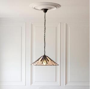 Endon 111922 - Полилей на верига Tiffany ASTORIA 3xE27/10W/230V Ø 48 см