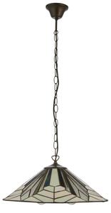 Endon 111922 - Полилей на верига Tiffany ASTORIA 3xE27/10W/230V Ø 48 см