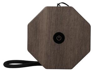 Бяла/сива преносима светлинна декорация с USB ø 8 cm Twist – Gingko