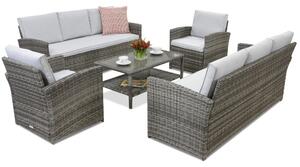 Градински мебели Monaco Coffee 8 Garden Point сив