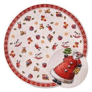 Червен кръгъл килим с коледен мотив ø 150 cm Red Christmas – Villeroy&Boch