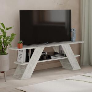 Меламинов ТВ шкаф Farfalla в цвят древен бял 120x33,5x40см