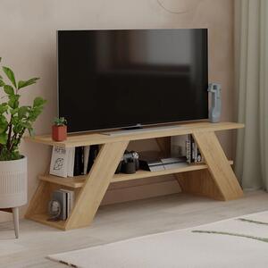 Меламинов ТВ шкаф Farfalla в цвят дъб 120x33,5x40см