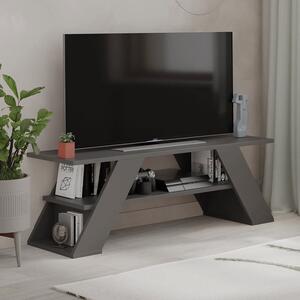 Меламинов ТВ шкаф Farfalla в антрацитен цвят 120x33,5x40см