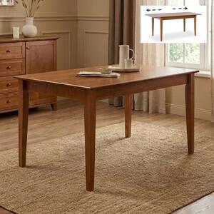 Adare маса от масивно дърво разширяема в цвят орех 140/180x78x77см