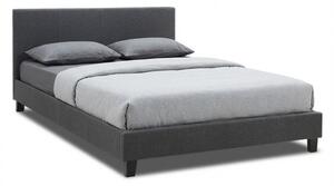 Тапицирано легло Flat TopMebel в антрацит 140x190cm