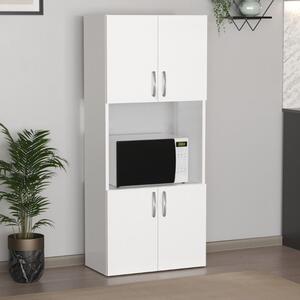 Кухненски шкаф от меламин Armado в бял цвят 60x32x140см