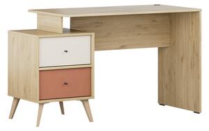 Меламинов бюро Terra в цвят флорида дъб 129x55x75см
