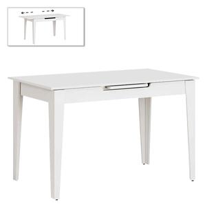 Меламинов разтегателен маса Trendline в бял цвят 120/150x70x75см