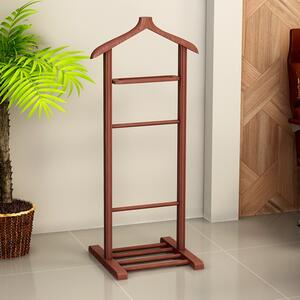 Дървена закачалка за под Beta TopMebel в орех 48x35x120cm