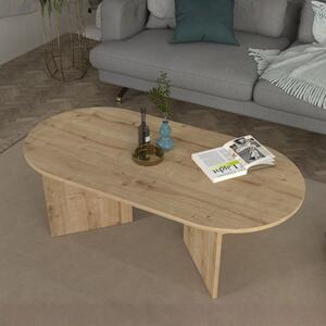 Меламиново кафе маса Cortado в цвят сапфирен дъб 120x60x39.6см