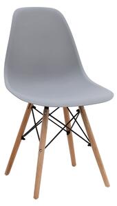 Трапезен стол Nova PP в сив цвят 46x51x80см
