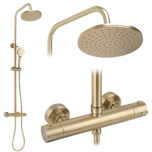 Комплект за душ с термостат Rea PAROT BRUSHED GOLD