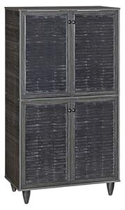 Шкаф за обувки Ronan в цвят венге 70.5x35x122см