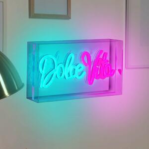 LED лампа за стена Dolce Vita, прозрачна, 30x15 cm, пластмаса USB RGB