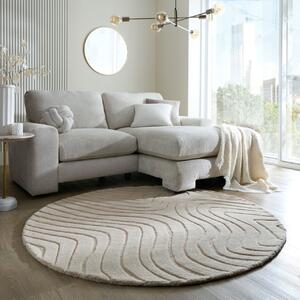 Кръгъл килим Mesmerise Mesmerise Beige 160x160 cm, Flair Rugs