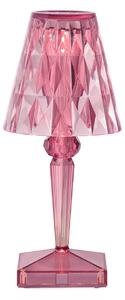 Kartell LED настолна лампа с батерия Батерия, 30 cm, розова, IP54