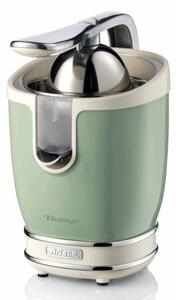 Цитрус преса Ariete VINTAGE JUICER 0413/04, 85W, Метално тяло, Безшумна работа, 2 приставки, Зелен