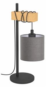 BRILAGI - Настолна лампа NUBILA 1xE27/40W/230V кафява/черна/антрацит