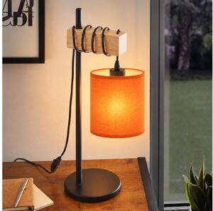 BRILAGI - Настолна лампа NUBILA 1xE27/40W/230V кафява/черна/оранжева