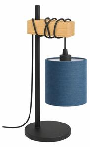 BRILAGI - Настолна лампа NUBILA 1xE27/40W/230V кафява/черна/тъмносиня
