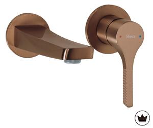Смесител за мивка за вграждане REA VISION Brush Copper + BOX