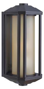 Quintiesse QN-CASTELLE-M-BZ - Външно стенно осветително тяло CASTELLE M 1xE27/60W/230V IP44 черно