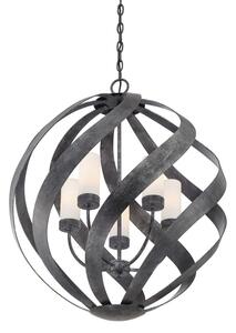 Quintiesse QN-BLACKSMITH-5P-OBK -Външен полилей BLACKSMITH 5xE14/40W/230V IP44 черен